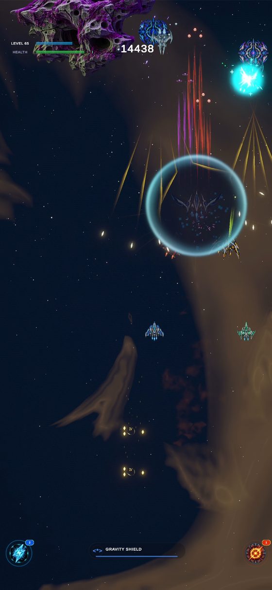 Gravity Shield in TILT: Galaxy Alien Shooter