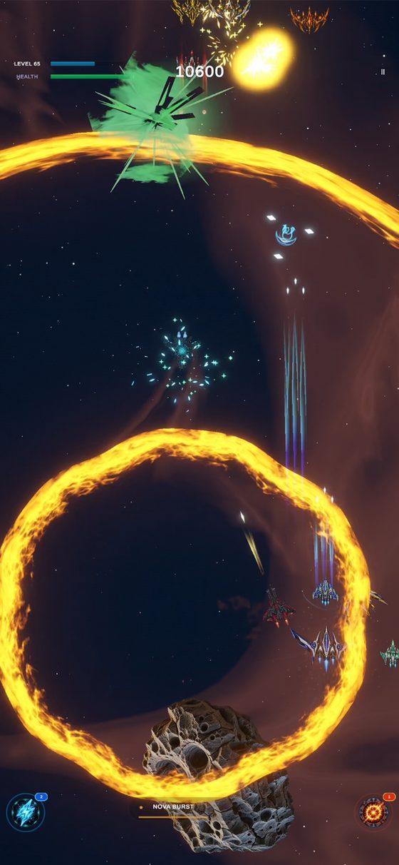 Nova Burst in TILT: Galaxy Alien Shooter