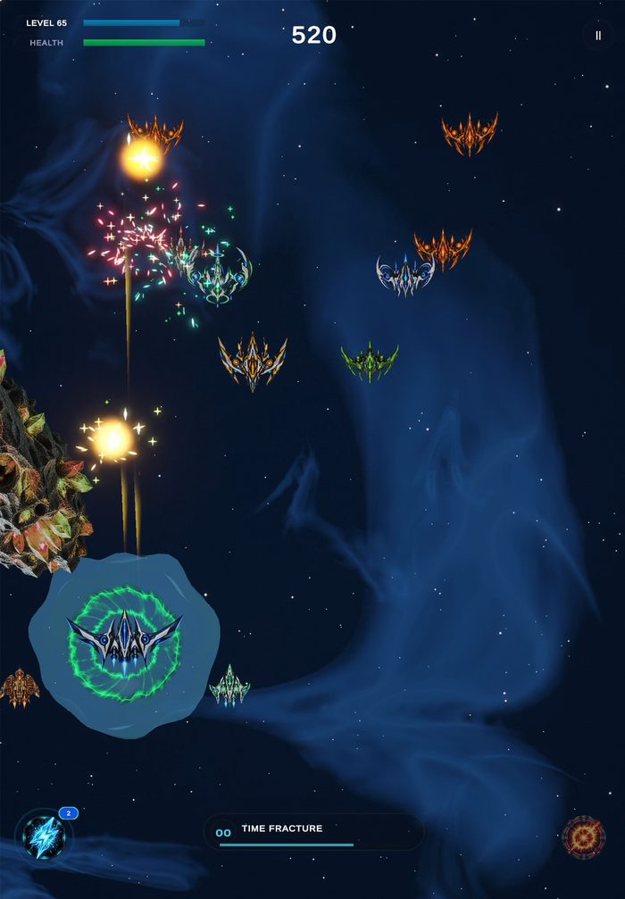 Time Fracture in TILT: Galaxy Alien Shooter