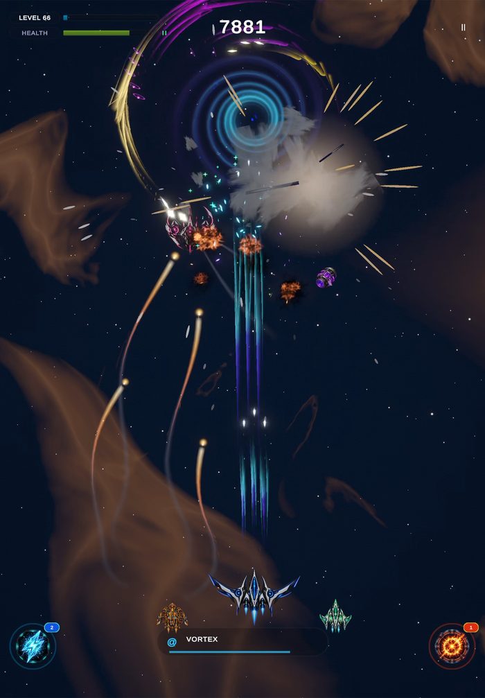 Vortex in TILT: Galaxy Alien Shooter